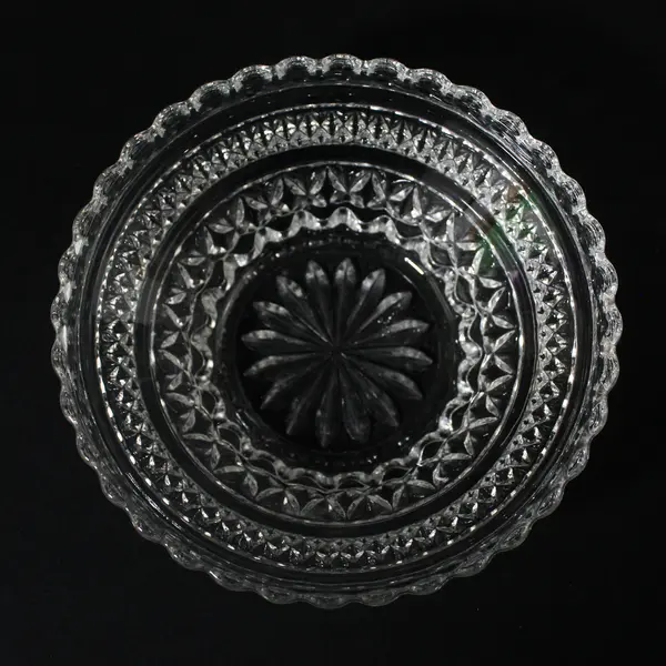 Vintage Anchor Hocking Clear Wexford Glass  Fruit Berry Bowl 5.5"