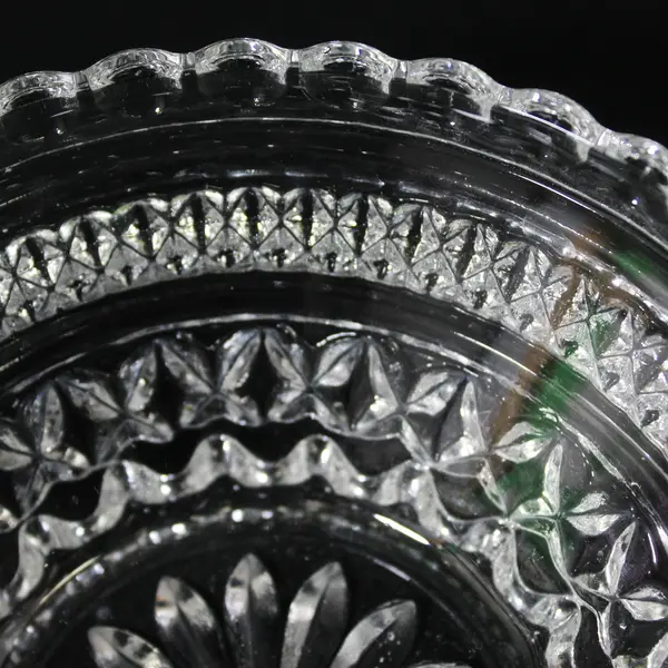 Vintage Anchor Hocking Clear Wexford Glass  Fruit Berry Bowl 5.5"