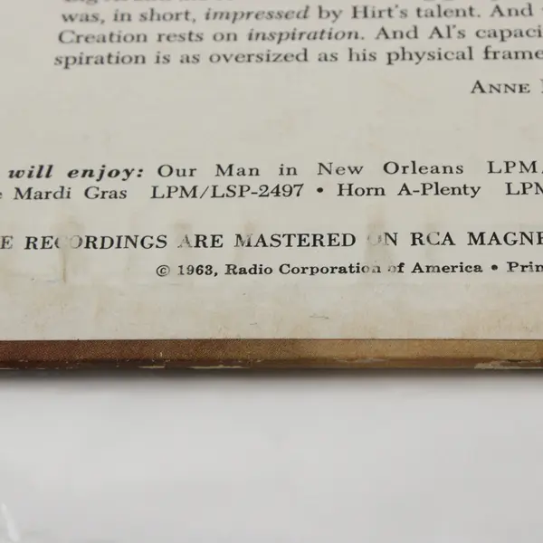 Honey in the Horn - Al Hirt 12 Vinyl Record