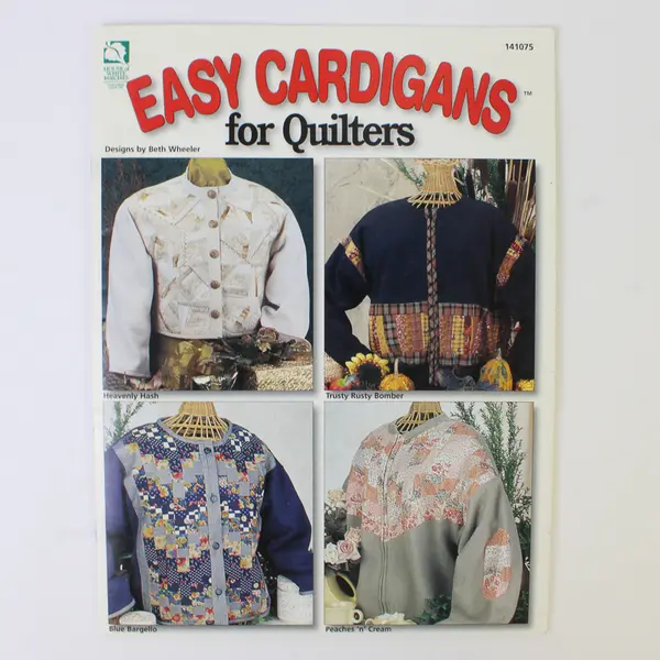 Easy Cardigans For Quilters S/C Booklet House of White Birches #141075 