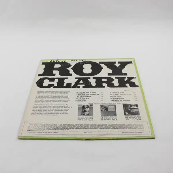 Roy Clark 12"  Vinyl Record 