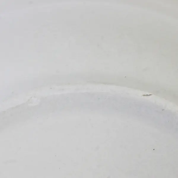 Gibson Everyday Round Serving Bowl White w/ Cobalt Blue Band 9.5"