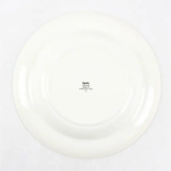 Lot Of 3 Spode Christmas Tree Pattern Large Rim Soup Bowls 9.25" Diameter