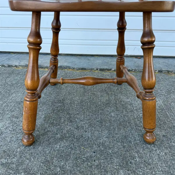 VTG Ethan Allen Maple Wood Nutmeg Heirloom Pub Style Arm Chair - Freight / Local