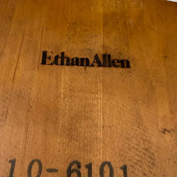 VTG Ethan Allen Maple Wood Nutmeg Heirloom Pub Style Arm Chair - Freight / Local