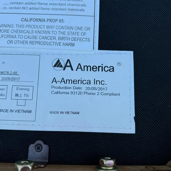 Set of 4 A-America Upholstered Wood Dining Chairs- Freight / Local Pickup