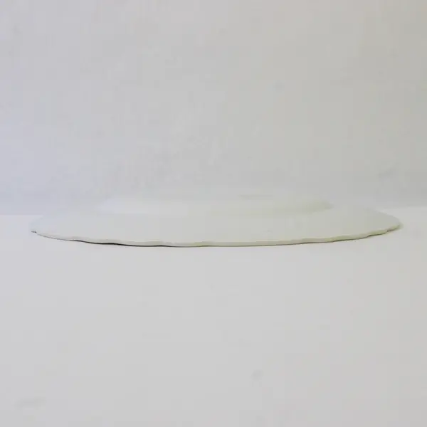 Royal Staffordshire Ceramic Plate 1966 Calendar, Red & White, 9" Round 