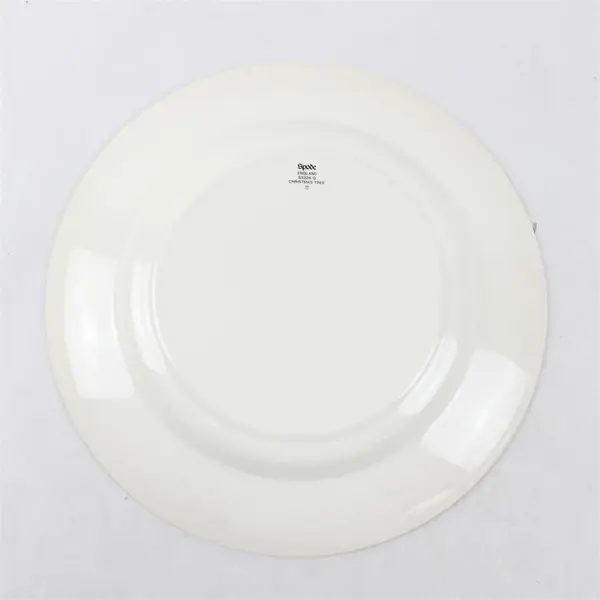 Lot Of 5 Spode Christmas Tree Pattern Ceramic Dinner Plates 11" Diameter