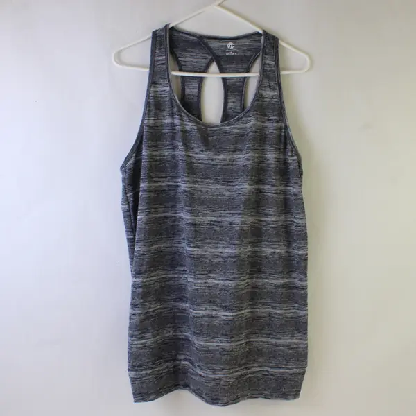 C9 by Champion Gray and Navy Athletic Tank Top Women's XXL