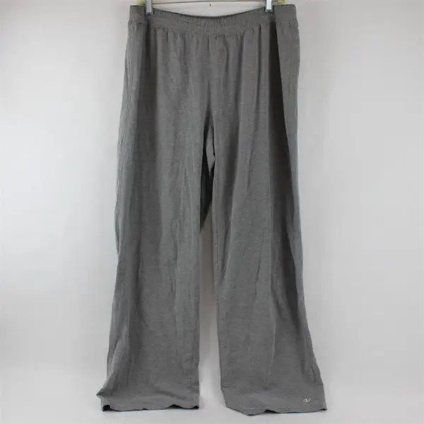 Athletic Works Gray Wide-Leg Sweatpants Women's Large 12/14