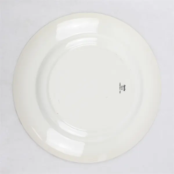 Lot Of 3 Spode Christmas Tree Pattern Ceramic Dinner Plates 11" Diameter