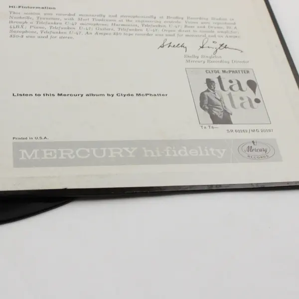  Clyde McPhatter "Golden Blues Hits" 12" Vinyl Record