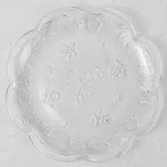 Vintage Anchor Hocking Savannah Clear Bread Plate 6"