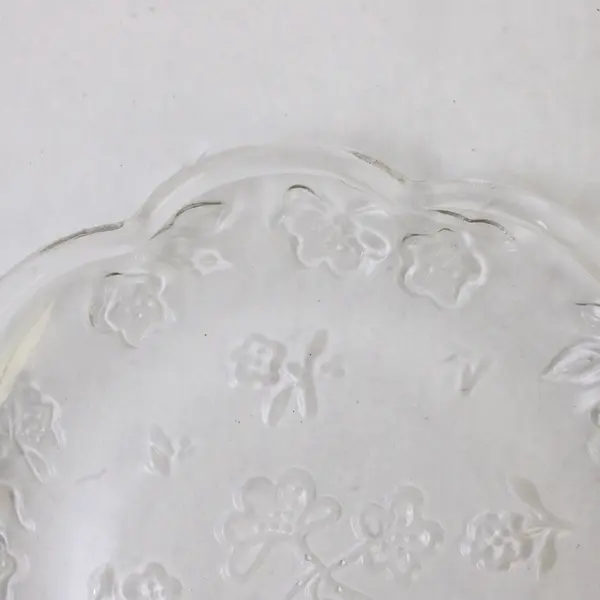 Vintage Anchor Hocking Savannah Clear Bread Plate 6"