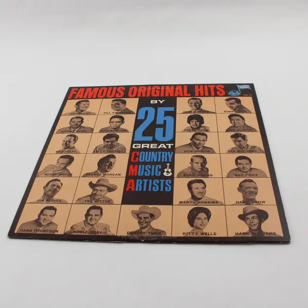 Famous Original Hits By 25 Great Country Music Artists 12" Vinyl Record