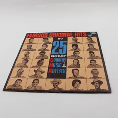 Famous Original Hits By 25 Great Country Music Artists 12" Vinyl Record