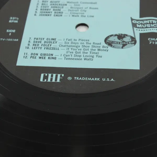 Famous Original Hits By 25 Great Country Music Artists 12" Vinyl Record