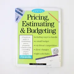 Pricing, Estimating & Budgeting (Graphic Design Basics) Hardcover Book - Good