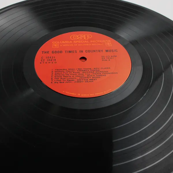 The Good Times in Country Music  2- 12" Vinyl Record 