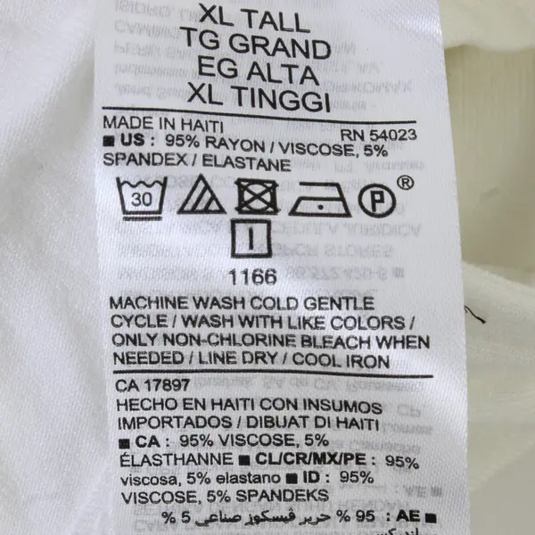 Old Navy Sheer White Tank Top Women's XL Tall