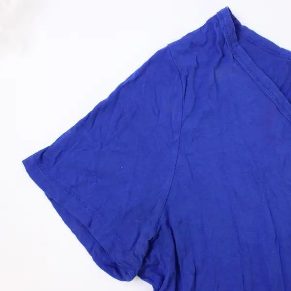 Merona Royal Blue Short-Sleeved V-Neck T-Shirt Women's XXL