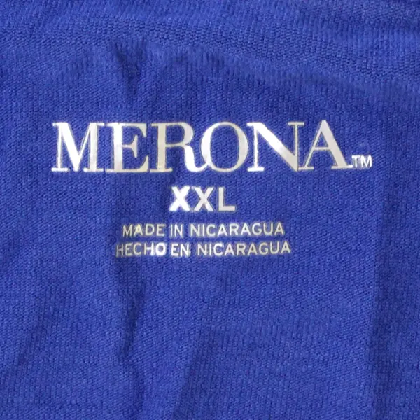 Merona Royal Blue Short-Sleeved V-Neck T-Shirt Women's XXL
