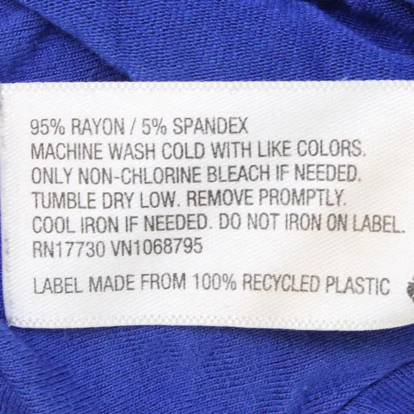 Merona Royal Blue Short-Sleeved V-Neck T-Shirt Women's XXL