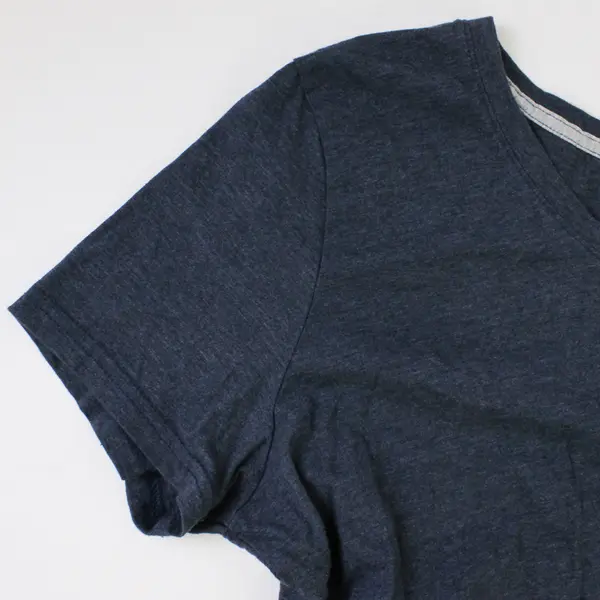 Time And Tru Blue Short-Sleeved V-Neck T-Shirt Women's Size XL 16-18