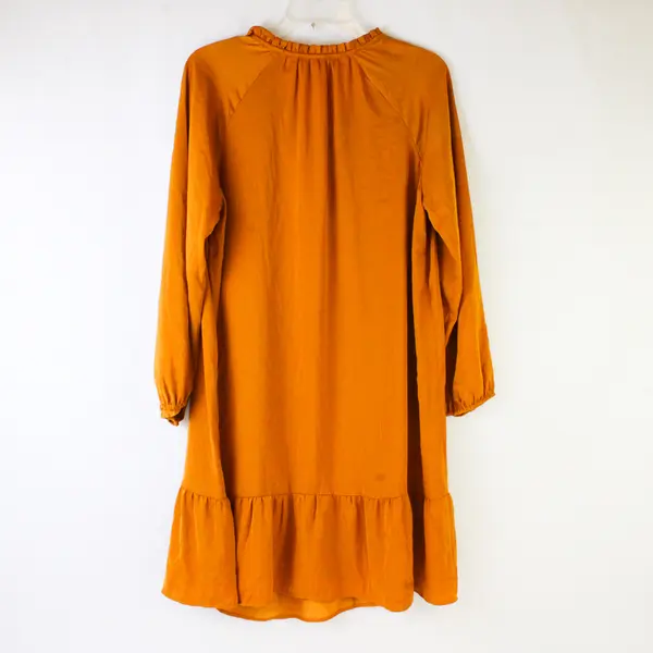 Old Navy Goldenrod Yellow Balloon Sleeve Knee-Length Tunic Dress Women's Large