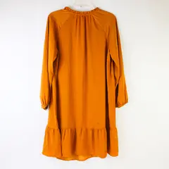 Old Navy Goldenrod Yellow Balloon Sleeve Knee-Length Tunic Dress Women's Large