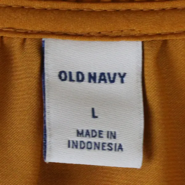 Old Navy Goldenrod Yellow Balloon Sleeve Knee-Length Tunic Dress Women's Large