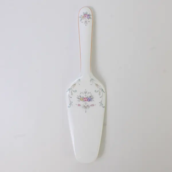 Vintage Christopher Stuart Spring Crest Ceramic Cake Pie Server