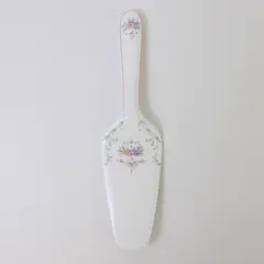 Vintage Christopher Stuart Spring Crest Ceramic Cake Pie Server