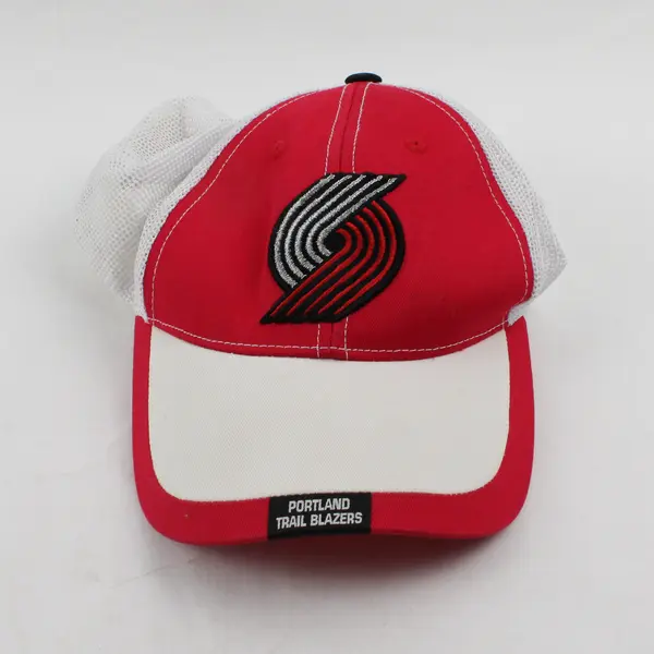 NBA Portland Trail Blazers Red and White Trucker Hat One Size