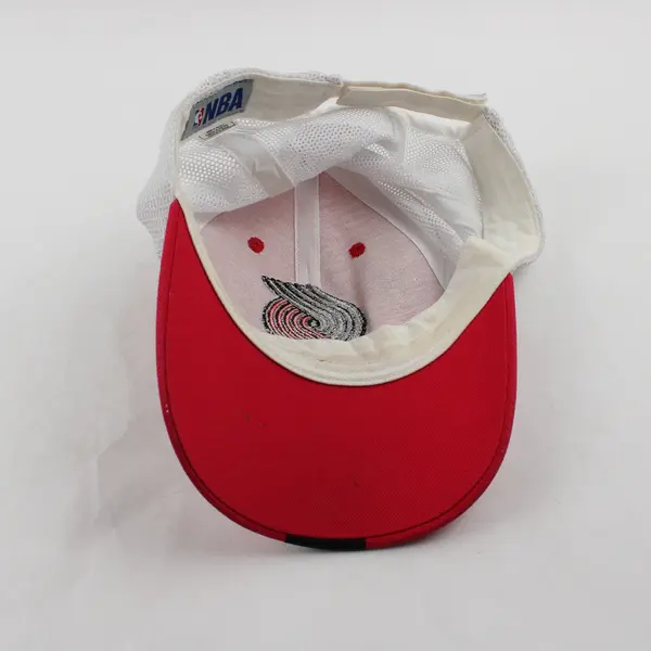 NBA Portland Trail Blazers Red and White Trucker Hat One Size