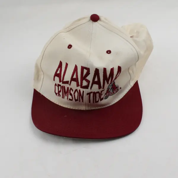 Vintage Headmaster Alabama Crimson Tide Embroidered Snapback Cap One Size FLAWED