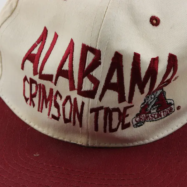 Vintage Headmaster Alabama Crimson Tide Embroidered Snapback Cap One Size FLAWED