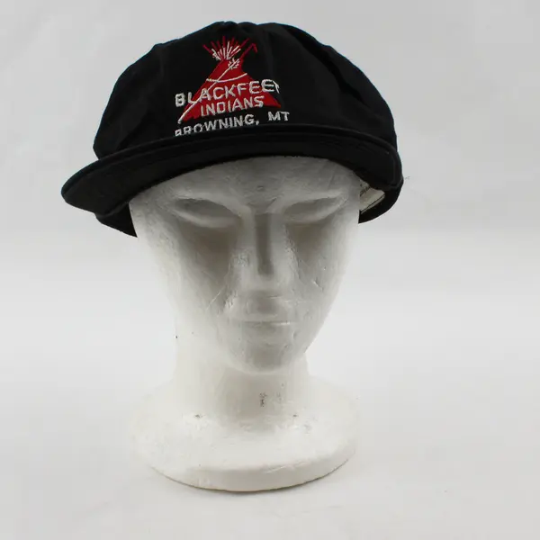 VTG Langenberg Blackfeet Indians Browning MT Black Baseball Cap One Size