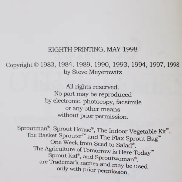 Lot of 2 Books: Sprouts The Miracle Food & Mother Nature's Miracle Cures