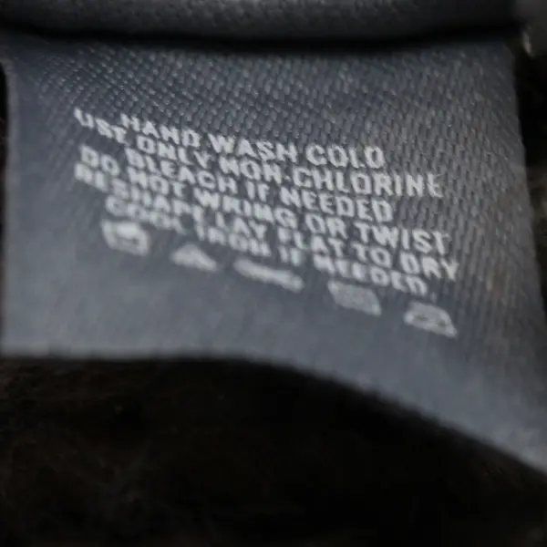 Aerie Women's Brown Cable Knit Beanie with Pink Pom One Size