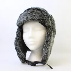 Dorfman Pacific Co. Gray Faux Fur Trapper Hat Size Large