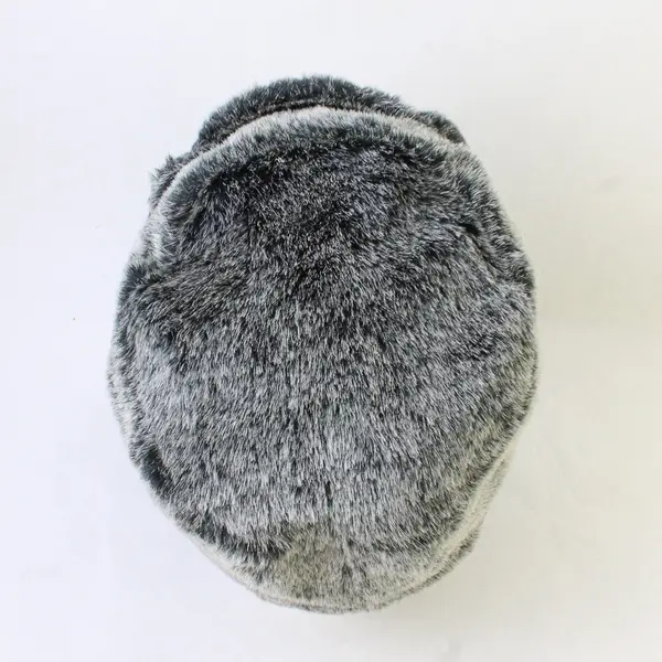 Dorfman Pacific Co. Gray Faux Fur Trapper Hat Size Large