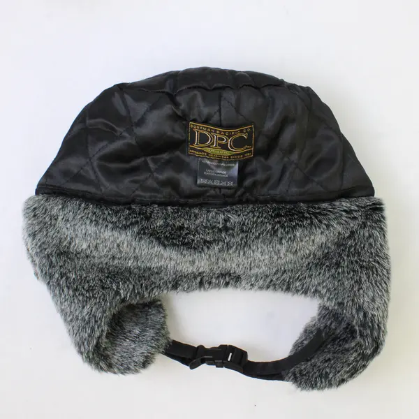Dorfman Pacific Co. Gray Faux Fur Trapper Hat Size Large