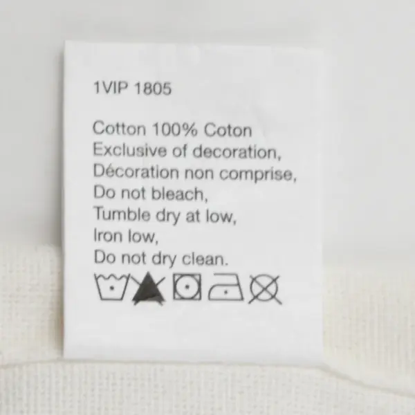 Hallmark White W/ Red Embroidered "Season's Eatings" Tea Towel 18.5" x 26"