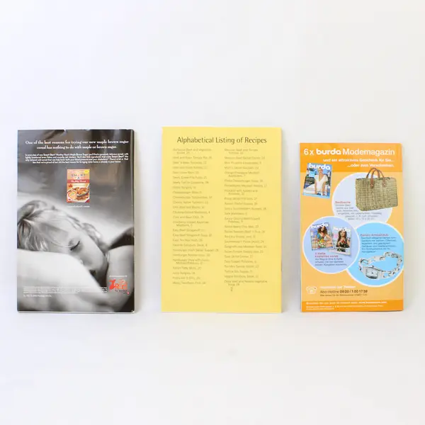 Lot of 3 Cook Books Paperback - Viva Italia, Pillsbury Easy Ground Beef