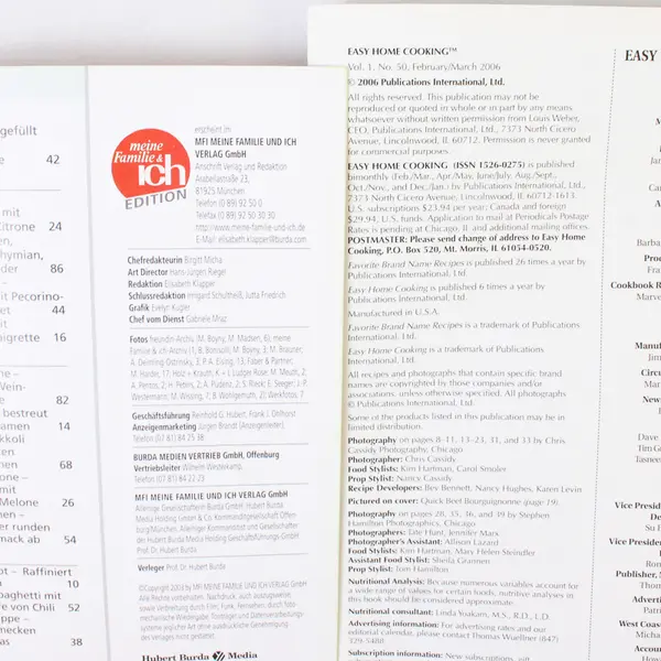 Lot of 3 Cook Books Paperback - Viva Italia, Pillsbury Easy Ground Beef