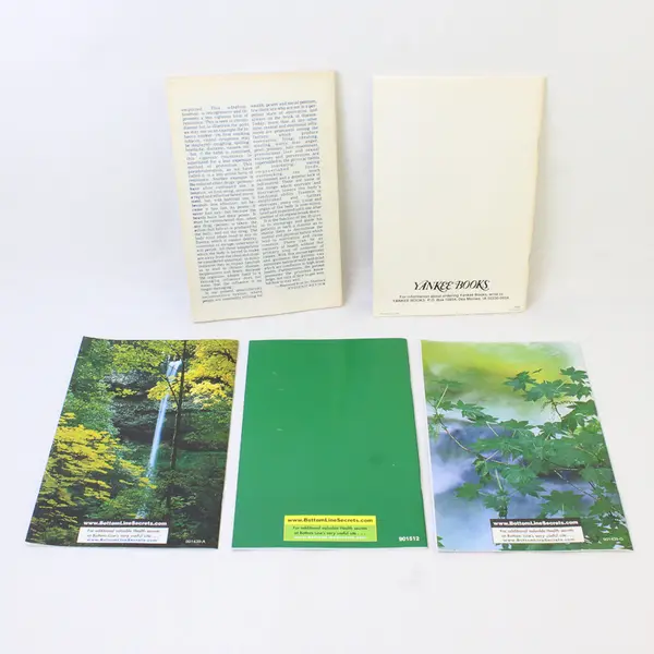 Lot of 5 Health Books - High Speed Healers, Farewell to Fatigue, Toxemia