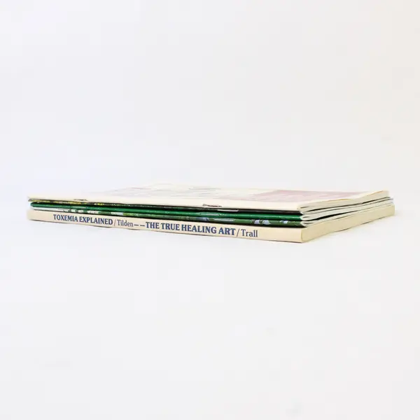 Lot of 5 Health Books - High Speed Healers, Farewell to Fatigue, Toxemia