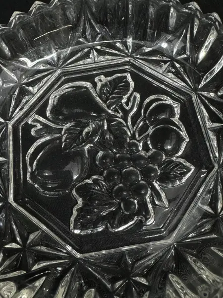 Vintage Federal Glass Pioneer Nappy Dish 5.25" Clear Ribbed Bowl