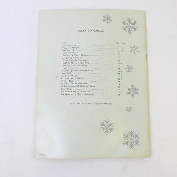 Reader's Digest Best-Loved Christmas Carols 1970 Vintage Sheet Music